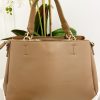 Caperucita Rosa (Rosa Navarro) Bolso Polipiel Taupe Oscuro Leire (Mb)